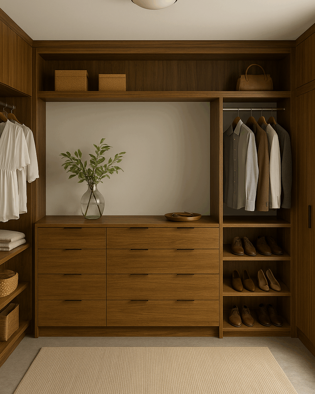 W43 Roan Walnut Closet
